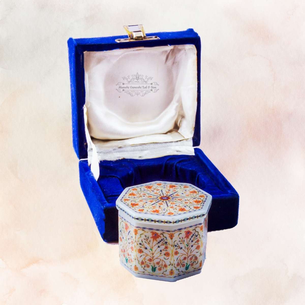 Full Height Marble Jewellery Box
